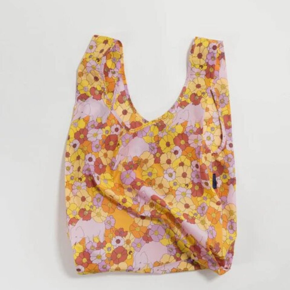 NWOT Standard Baggu - Elephant Blossom (Dream Creatures)